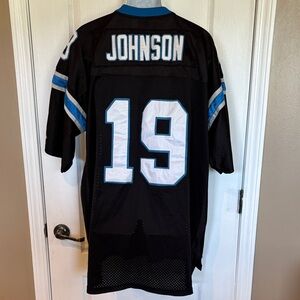 Vintage Reebok Keyshawn Johnson Carolina Panthers Jersey